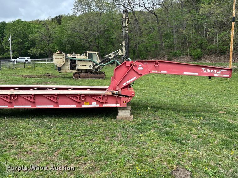 image for item EO4184 2001 Talbert lowboy equipment trailer