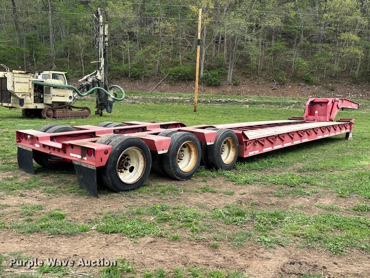 image for item EO4184 2001 Talbert lowboy equipment trailer