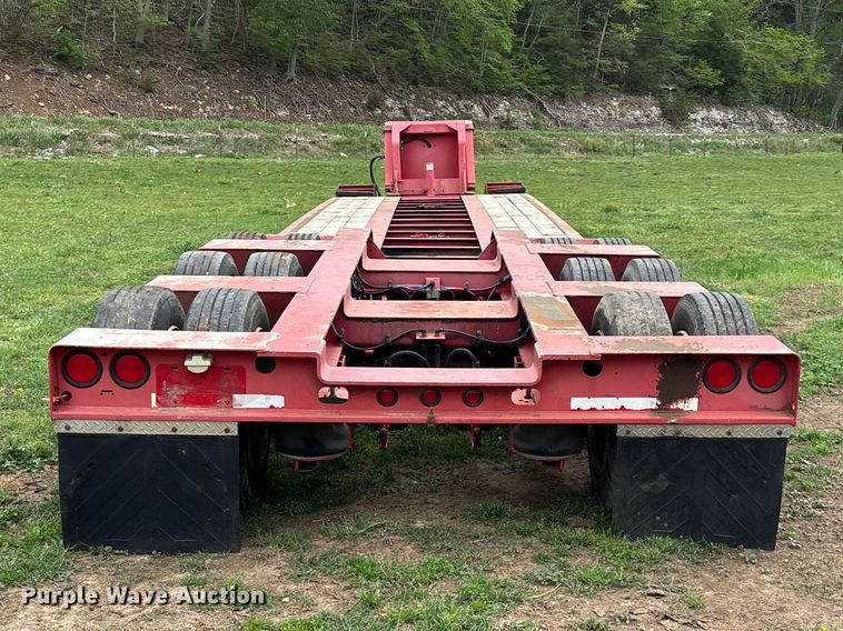 image for item EO4184 2001 Talbert lowboy equipment trailer