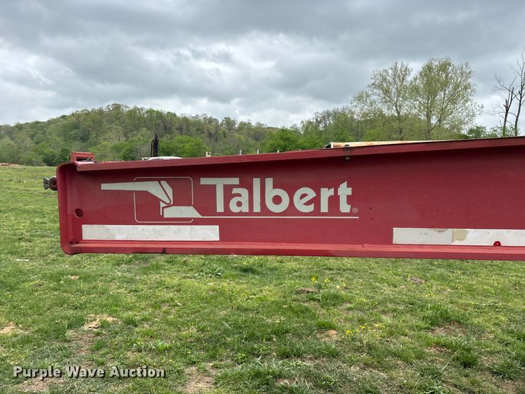 image for item EO4184 2001 Talbert lowboy equipment trailer