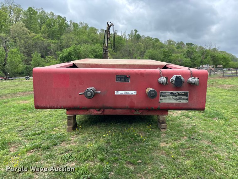 image for item EO4184 2001 Talbert lowboy equipment trailer