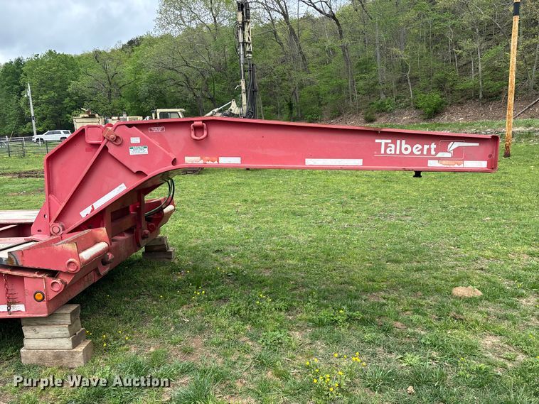 image for item EO4184 2001 Talbert lowboy equipment trailer