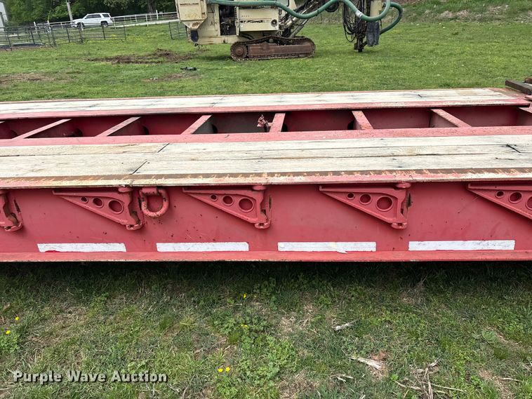 image for item EO4184 2001 Talbert lowboy equipment trailer