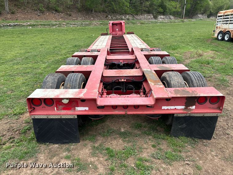 image for item EO4184 2001 Talbert lowboy equipment trailer