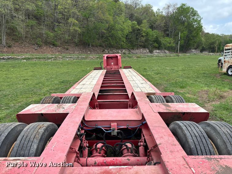 image for item EO4184 2001 Talbert lowboy equipment trailer