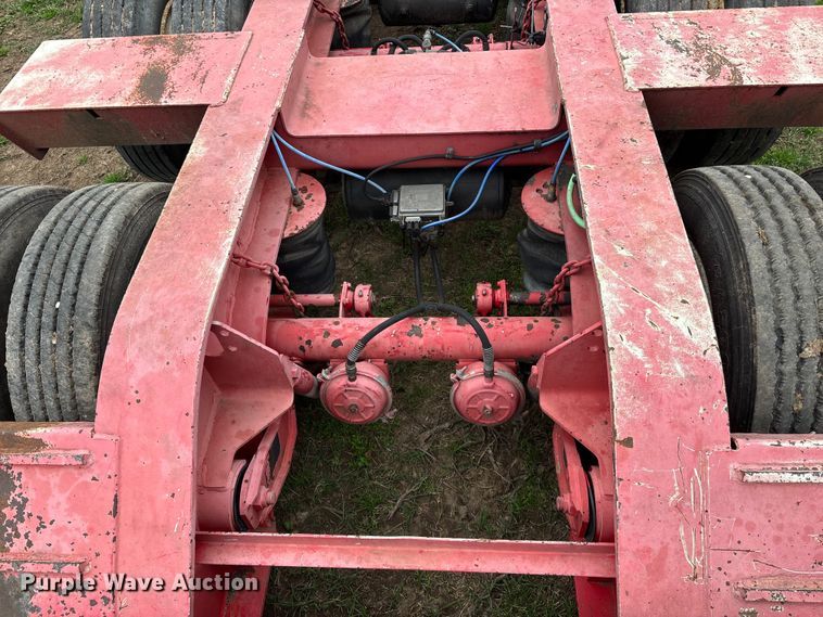 image for item EO4184 2001 Talbert lowboy equipment trailer