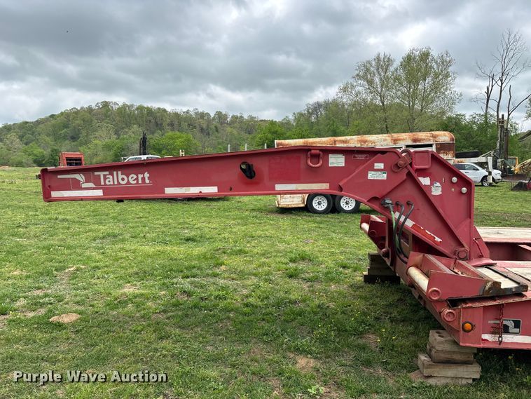 image for item EO4184 2001 Talbert lowboy equipment trailer