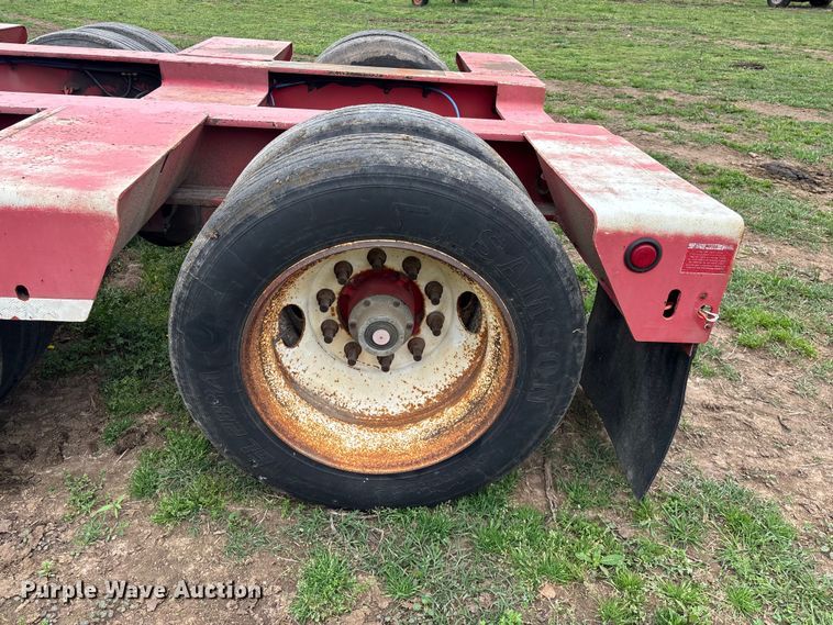 image for item EO4184 2001 Talbert lowboy equipment trailer