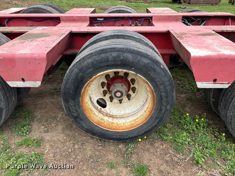 image for item EO4184 2001 Talbert lowboy equipment trailer