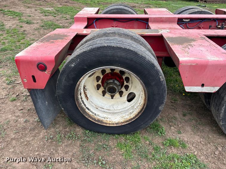 image for item EO4184 2001 Talbert lowboy equipment trailer