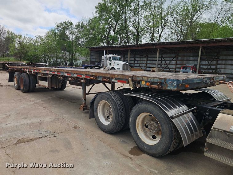 image for item EO7239 1980 Lufkin THT-60 ST flatbed trailer
