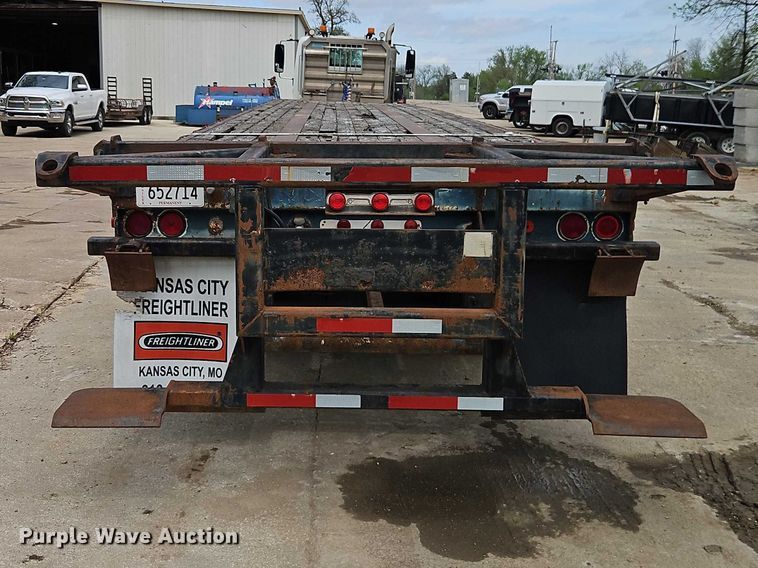 image for item EO7239 1980 Lufkin THT-60 ST flatbed trailer