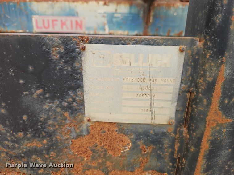 image for item EO7239 1980 Lufkin THT-60 ST flatbed trailer