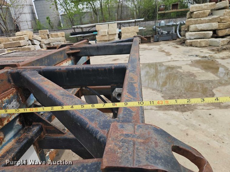 image for item EO7239 1980 Lufkin THT-60 ST flatbed trailer