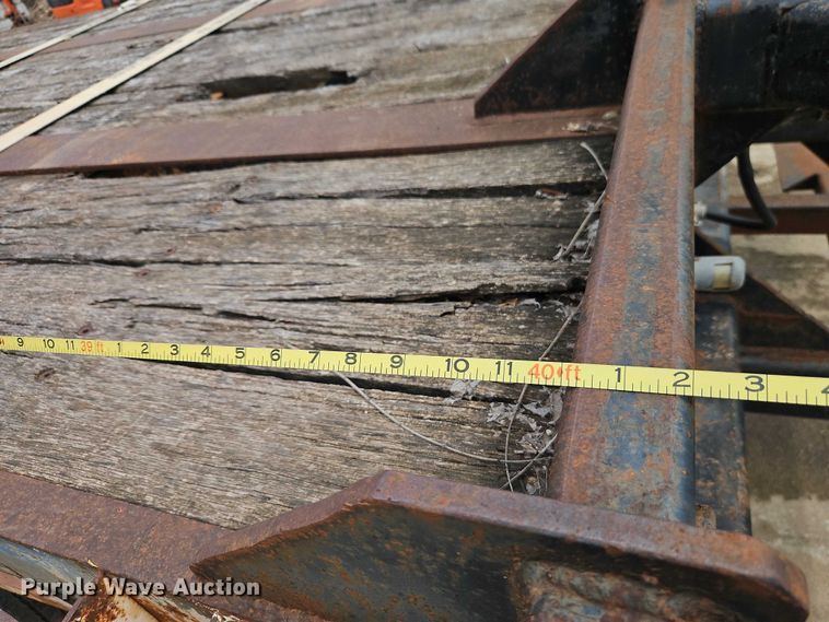 image for item EO7239 1980 Lufkin THT-60 ST flatbed trailer