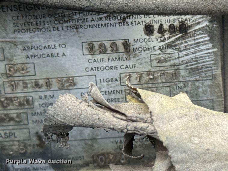 image for item EQ5026 1991 Mack RD dump truck