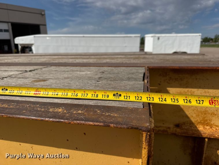 image for item ET1970 2002 Neville Built drop deck equipment trailer