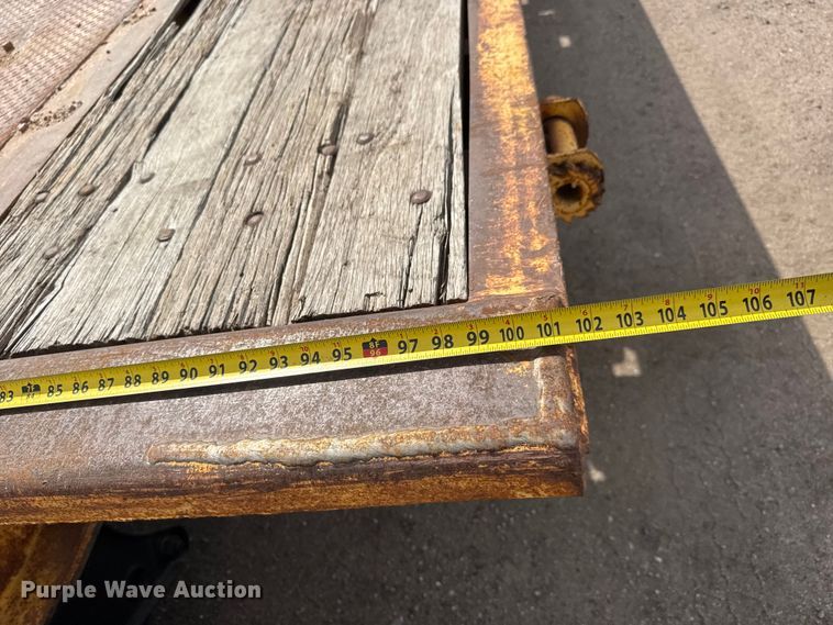 image for item ET1970 2002 Neville Built drop deck equipment trailer