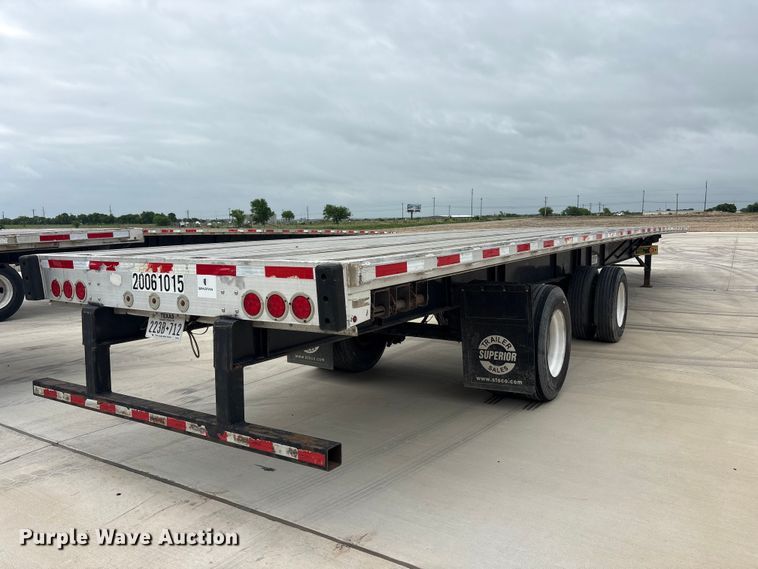 image for item EU0478 2006 Transcraft Eagle IIN W2 flatbed trailer