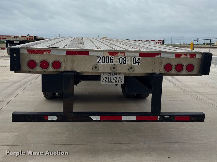 image for item EU0479 2006 Transcraft Eagle IIN W2 flatbed trailer