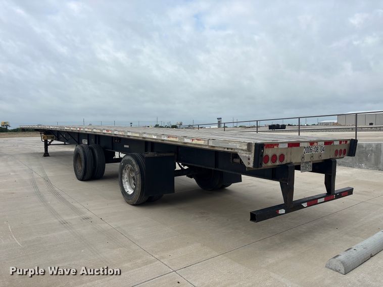image for item EU0479 2006 Transcraft Eagle IIN W2 flatbed trailer