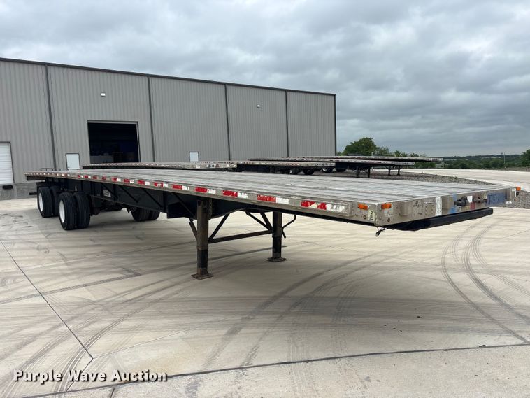 image for item EU0480 2008 Transcraft Eagle II W2 flatbed trailer