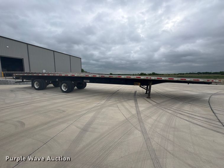 image for item EU0480 2008 Transcraft Eagle II W2 flatbed trailer
