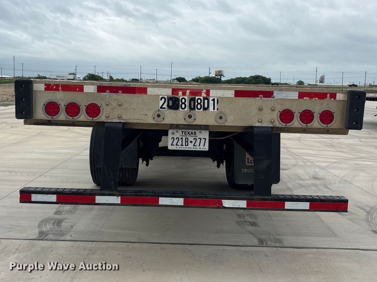 image for item EU0480 2008 Transcraft Eagle II W2 flatbed trailer