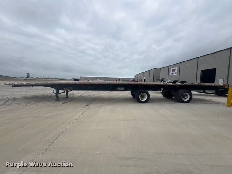image for item EU0480 2008 Transcraft Eagle II W2 flatbed trailer