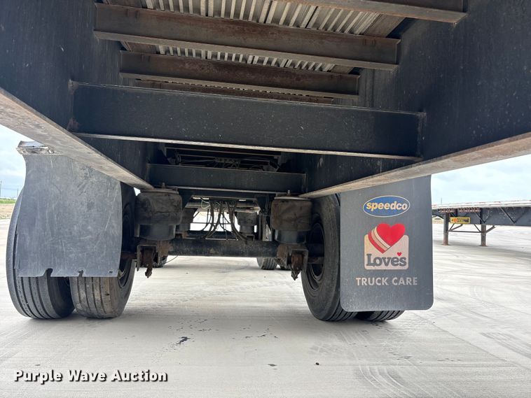 image for item EU0480 2008 Transcraft Eagle II W2 flatbed trailer