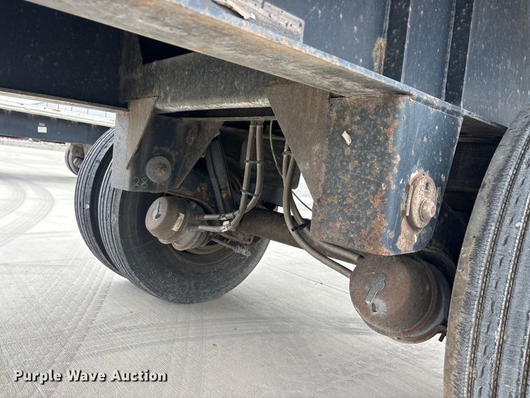 image for item EU0480 2008 Transcraft Eagle II W2 flatbed trailer