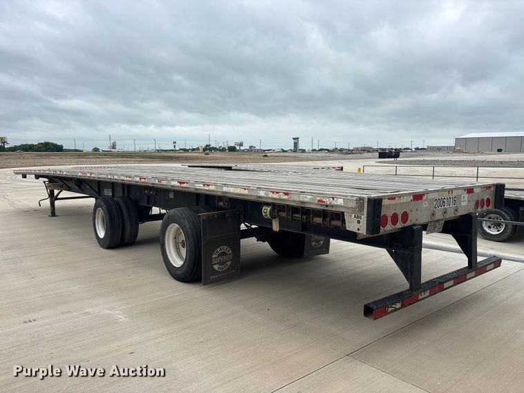 image for item EU0481 2006 Transcraft Eagle IIN W2 flatbed trailer