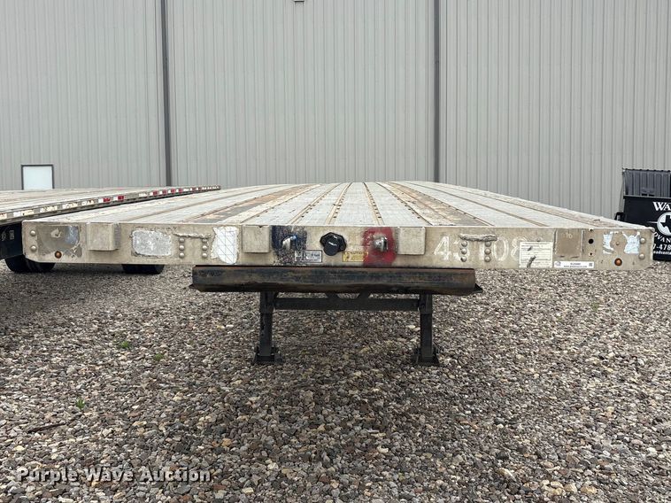 image for item EU0482 2008 Transcraft Eagle II W2 flatbed trailer