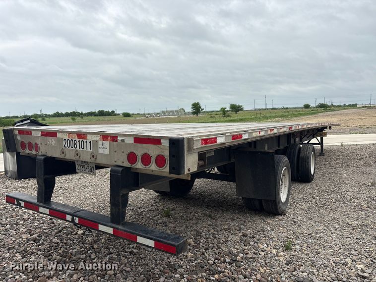 image for item EU0482 2008 Transcraft Eagle II W2 flatbed trailer