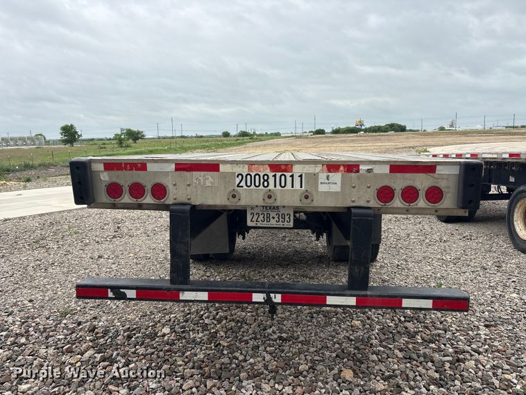 image for item EU0482 2008 Transcraft Eagle II W2 flatbed trailer