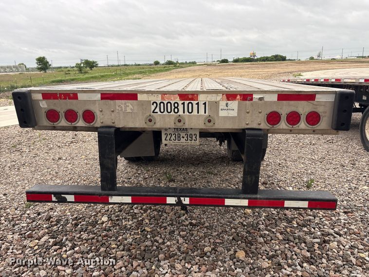 image for item EU0482 2008 Transcraft Eagle II W2 flatbed trailer