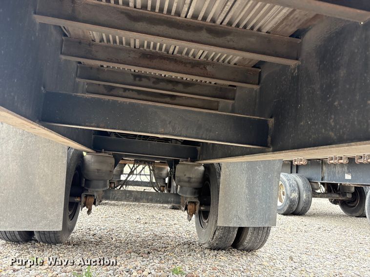 image for item EU0482 2008 Transcraft Eagle II W2 flatbed trailer