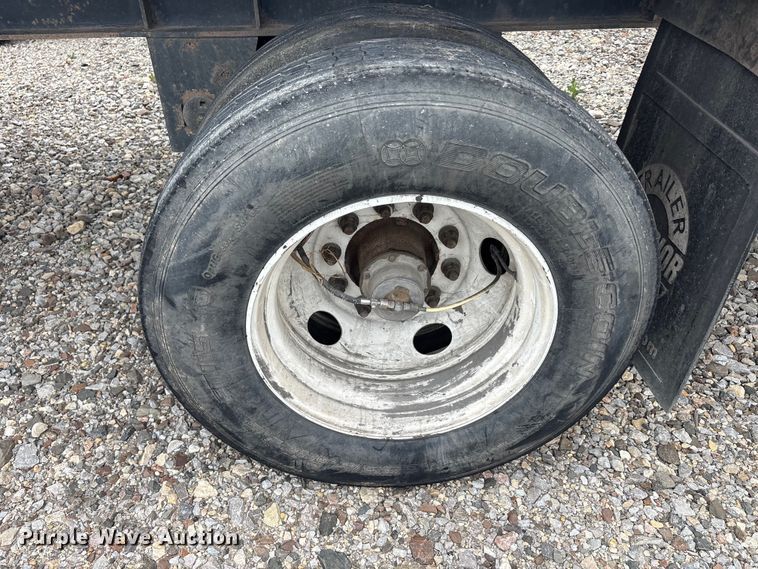 image for item EU0482 2008 Transcraft Eagle II W2 flatbed trailer