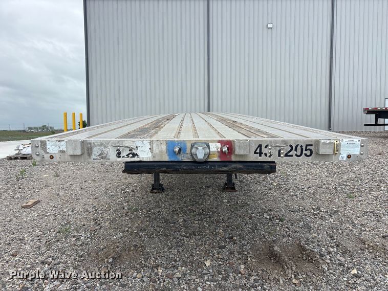 image for item EU0485 2008 Transcraft Eagle II W2 flatbed trailer