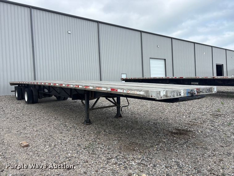 image for item EU0485 2008 Transcraft Eagle II W2 flatbed trailer