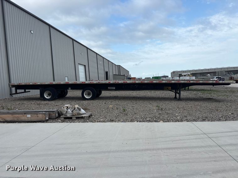 image for item EU0485 2008 Transcraft Eagle II W2 flatbed trailer