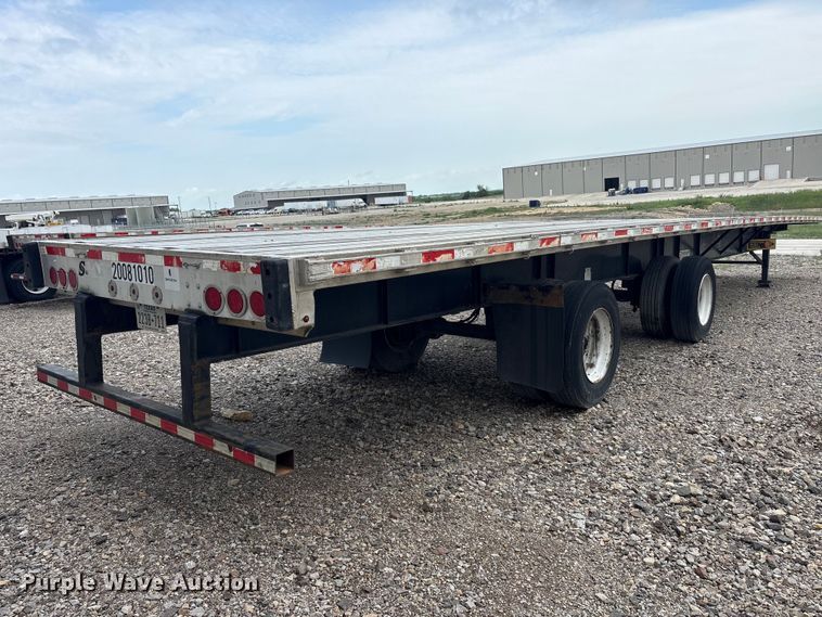 image for item EU0485 2008 Transcraft Eagle II W2 flatbed trailer