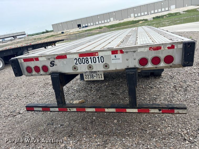 image for item EU0485 2008 Transcraft Eagle II W2 flatbed trailer