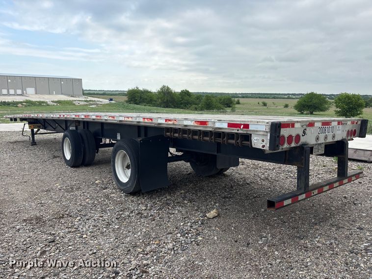 image for item EU0485 2008 Transcraft Eagle II W2 flatbed trailer