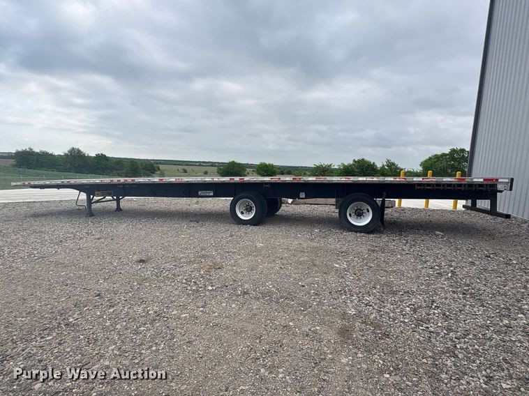 image for item EU0485 2008 Transcraft Eagle II W2 flatbed trailer