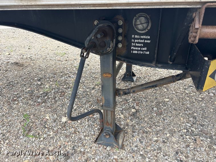 image for item EU0485 2008 Transcraft Eagle II W2 flatbed trailer