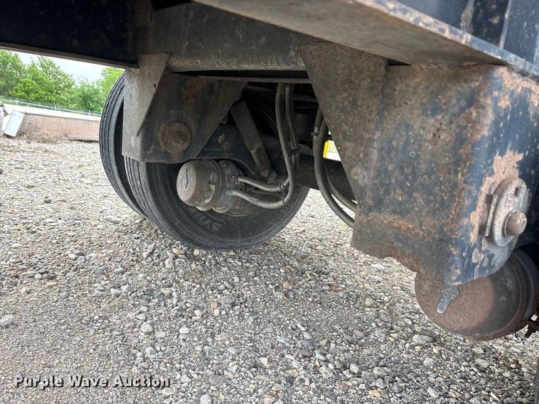 image for item EU0485 2008 Transcraft Eagle II W2 flatbed trailer