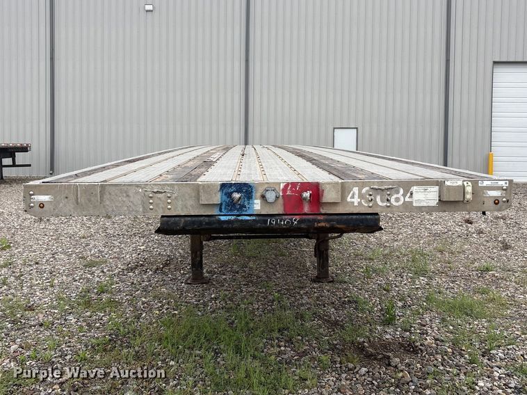 image for item EU0486 2007 Transcraft Eagle IIN W2 flatbed trailer