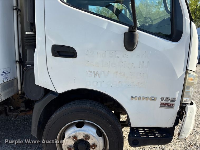 image for item EU0548 2017 Hino 195 refrigerated truck