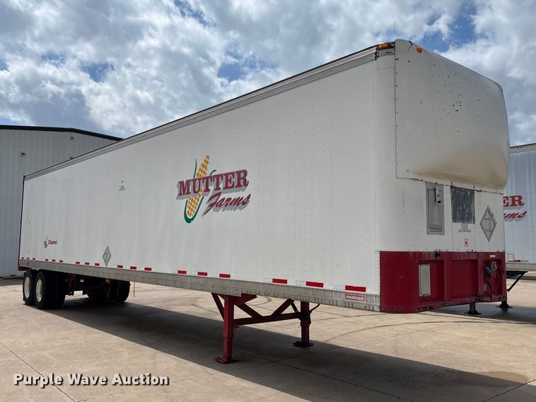 image for item FB3351 1989 Fruehauf FB91.5-F2-48LP dry van trailer
